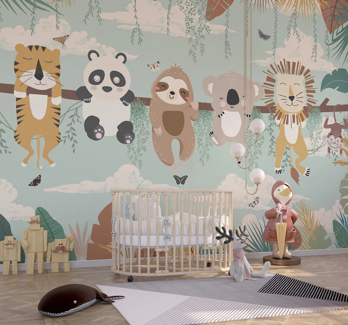 Kids Gender Neutral Nursery Wallpaper