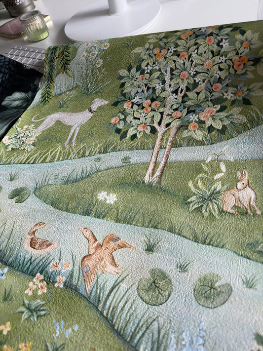 William Morris Owl & Willow Wallpaper - Vintage Nature Wall Mural