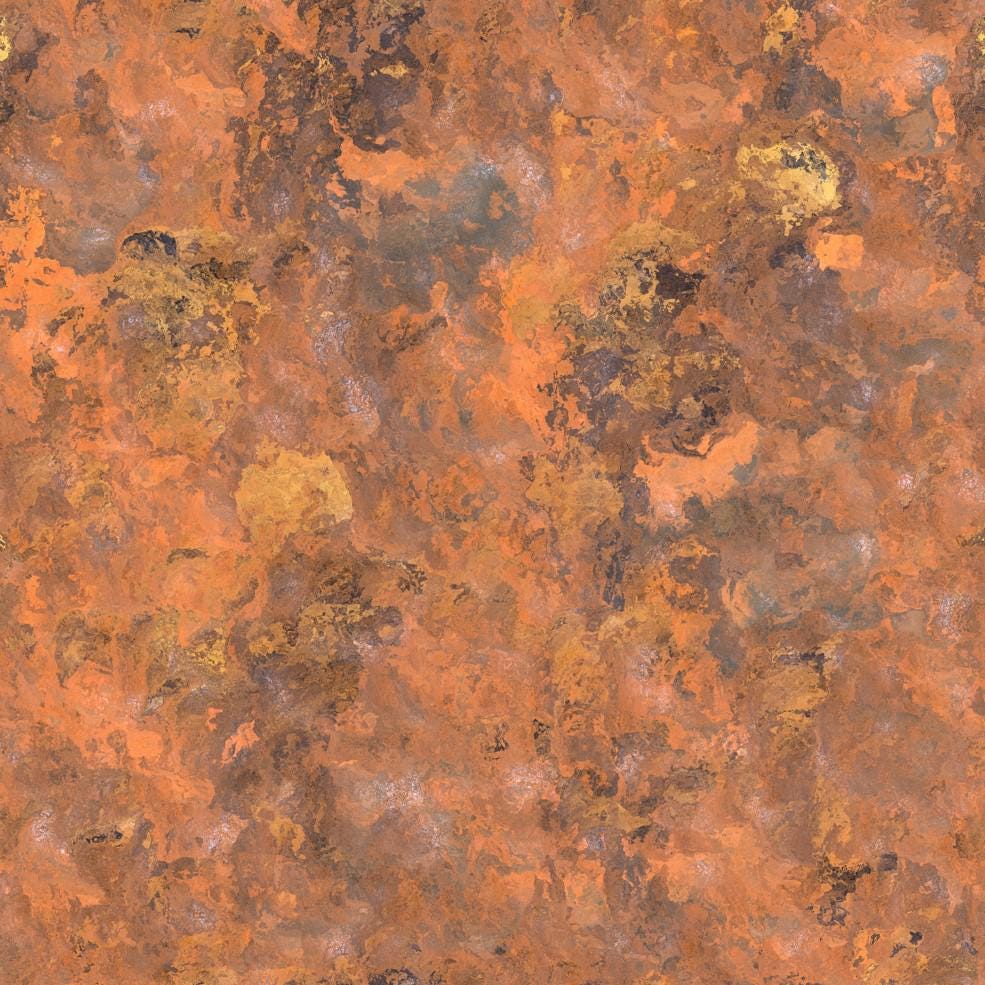 Copper Colors Wallpaper, Drawwing Wallpaper, Bohemian Wallpaper, Modern Mural, Peel and Stick Wallpaper, Wall Design, Wall Pattern Wallpaper