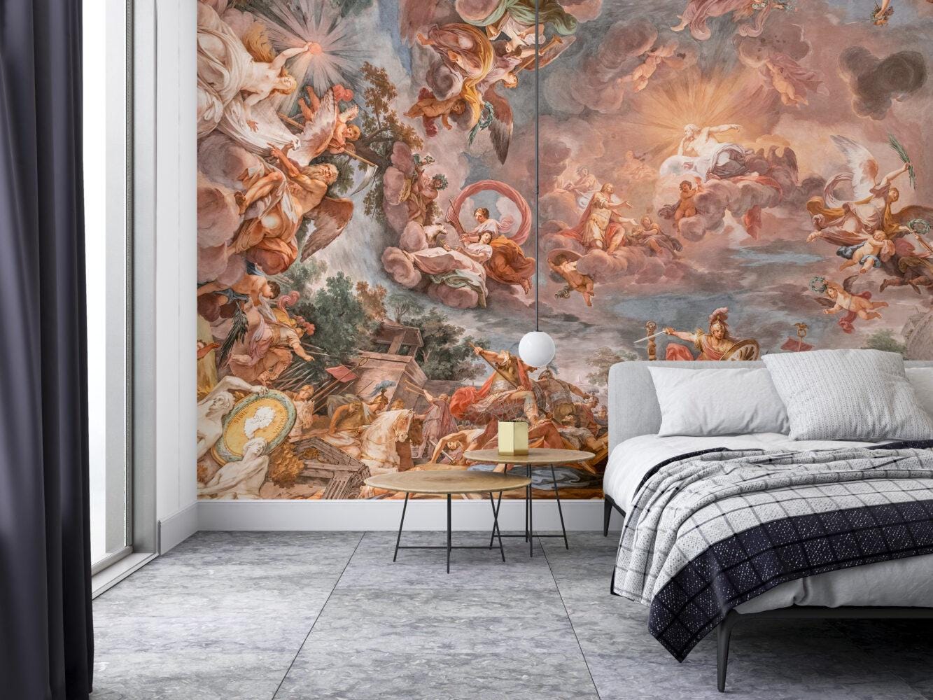Rome Camillus Triumph Wallpaper, Historical Mural, Art Wallpaper, Antique Wallpaper, Bohemian Wallpaper, Historical Themed Wallpaper
