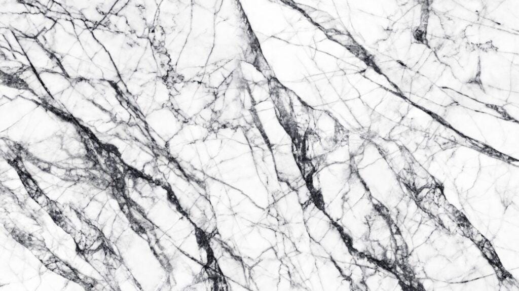 Black and White Marble Patterned Wallpaper, Design Abstract Peel and Stick Wallpaper, Modern Natural Looking Marble Wallpaper, 3D Mural