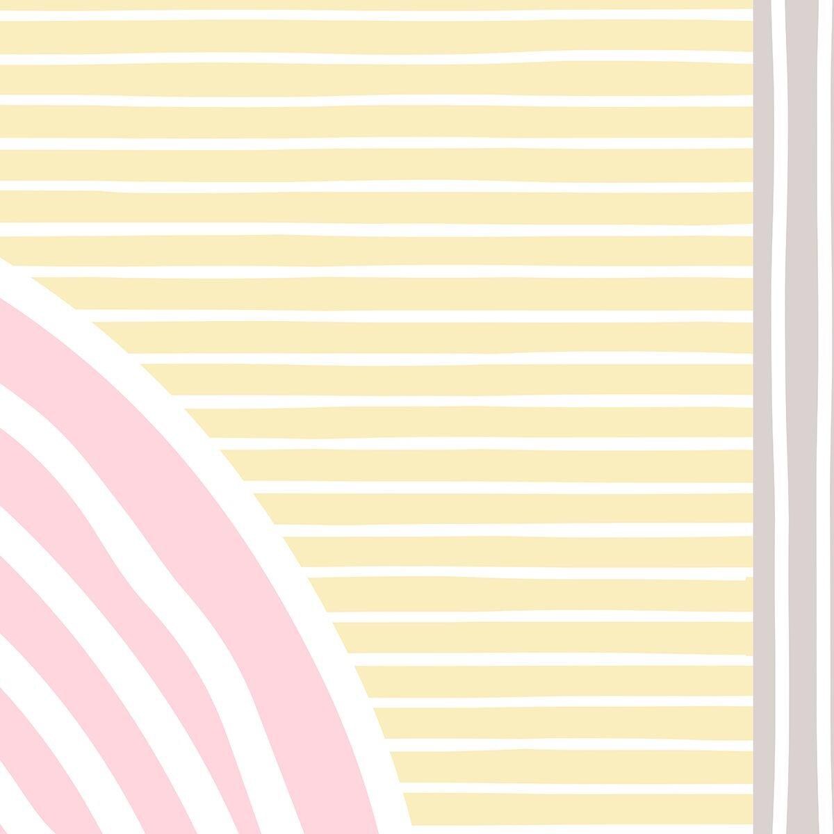 Striped Rainbow Kids Wallpaper in Soft Colors, Watercolor Wallpaper for Kidsroom, Colourful Wallpaper Nursery, Illustration Baby Wallpaper