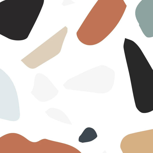 Colourful Terazzo Wallpaper, Watercolor Wallpaper Nursery, Baby Room Wallpaper, School Wallpaper, Fun Kid Wallpaper, Kids Bath Mural