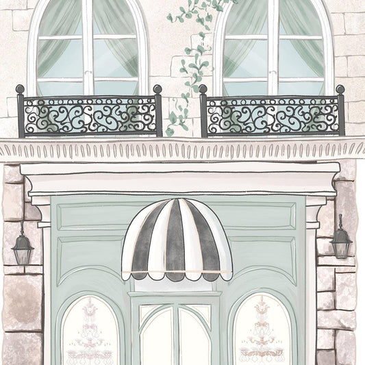 Paris Homes Wallpaper, France Town Wallpaper For Kidsroom, Watercolor Wallpaper Nursery, Illustration Child Wallpaper, Baby Girl Wallpaper