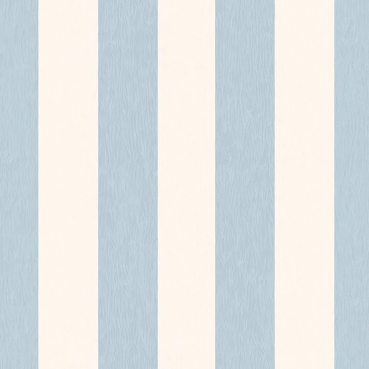 Blue Thick Lines Kidsroom Wallpaper, Watercolor Kid Mural, Wallpaper Nursery, School Wallpaper, Blue Baby Room Wallpaper