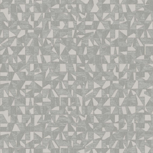 Luxurious Texture Gray Embossed Wallpaper with Abstract Geometric Pattern, Elegant Secret Shine Wallpaper, Elegant Modern Wallpaper