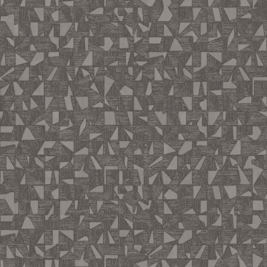 Luxurious Texture Dark Gray Embossed Wallpaper with Abstract Geometric Pattern, Elegant Secret Shine Wallpaper, Elegant Modern Wallpaper