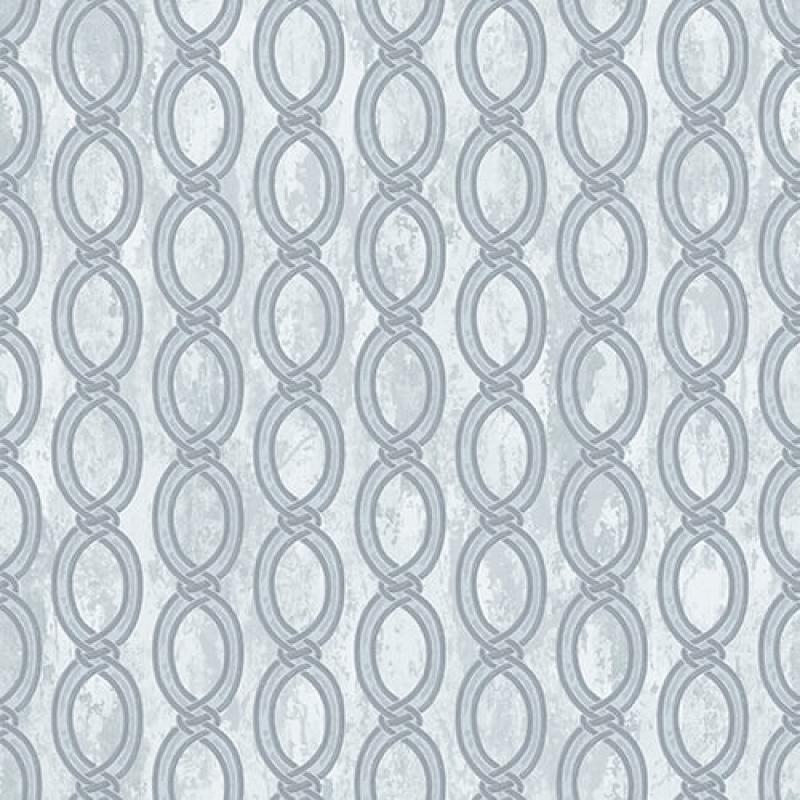 Wallpaper With Stylized Chain Pattern