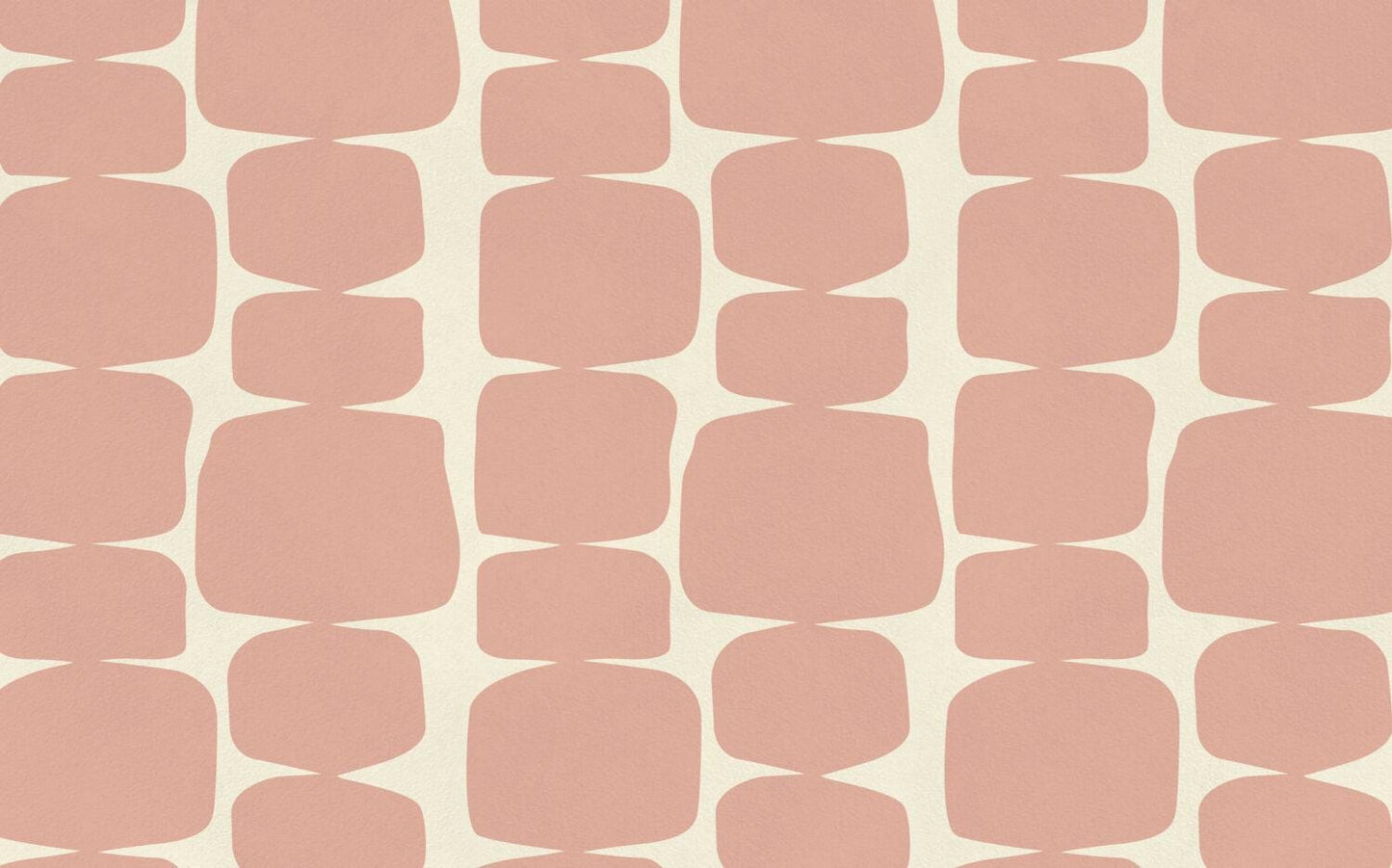 Pink Blocks on Beige Background Wallpaper, Peel and Stick Wallpaper, Stylish Room Design, Pink Wallpaper, Geometric Pattern Wallpaper