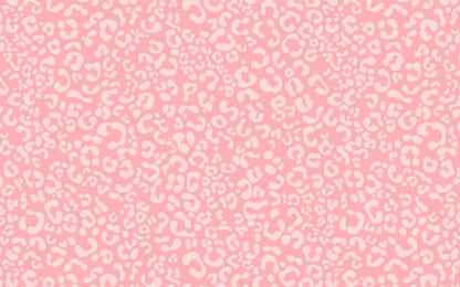 Pink Leopard Pattern Kids Wallpaper, Wallpaper Nursery, Child Wallpaper, İllustration Baby Wallpaper, Fun Wallpaper, Wallpaper for School