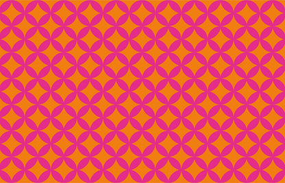 Geometric Patterned Wallpaper in Vibrant Colors , Peel and Stick Wallpaper, Stylish Room Design, Pink Wallpaper, Dynamic Neon Wallpaper