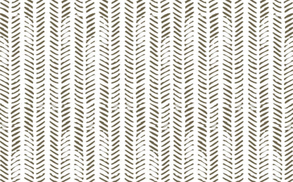 Short Dashed Lines Pattern Wallpaper In Brown Khaki Tones, Peel and Stick Wallpaper, Modern Wallpaper, Abstract Pattern Wallpaper