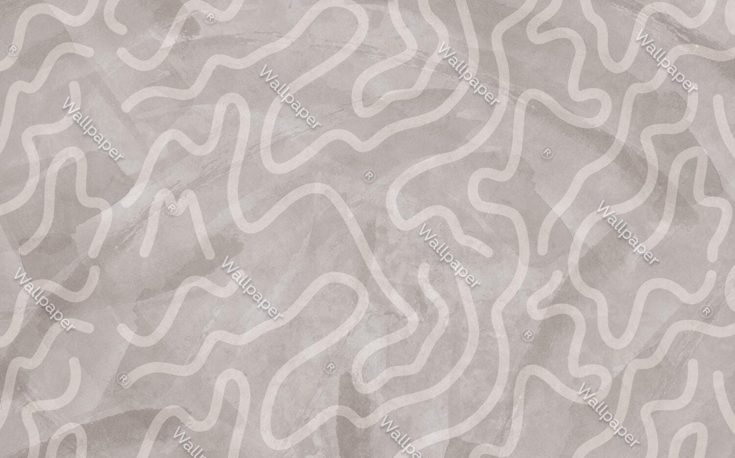 Patterned Wallpaper in Cream Tones, Modern Patterned Wallpaper, Bright Stylish Room Design, Special Design Wallpaper, Beige Wallpaper