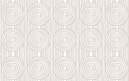 Geometric Bohemian Pattern 3D Wallpaper, Boho Style Pattern Beige Wallpaper, Cool Wallpaper, Stylish Room Design, Abstract Pattern Wallpaper