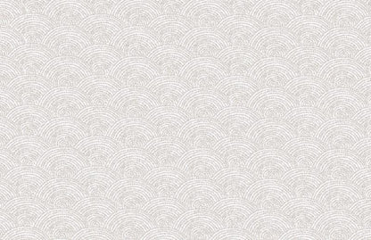 Modern Patterned Wallpaper, Peel and Stick Wallpaper, Bright Stylish Room Design, Striped Circles Wallpaper, Simple and Spacious Wall Art