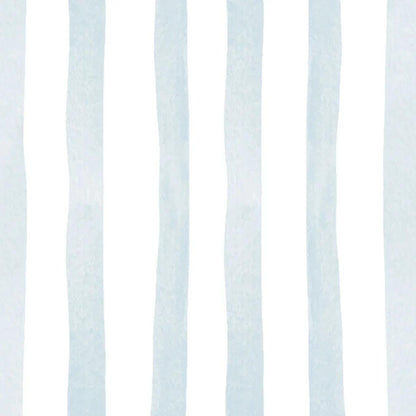 Child Room Blue Striped Wallpaper, Watercolor Kid Mural, Watercolor brush Wallpaper Nursery, School  Wallpaper, Blue Baby Room Wallpaper