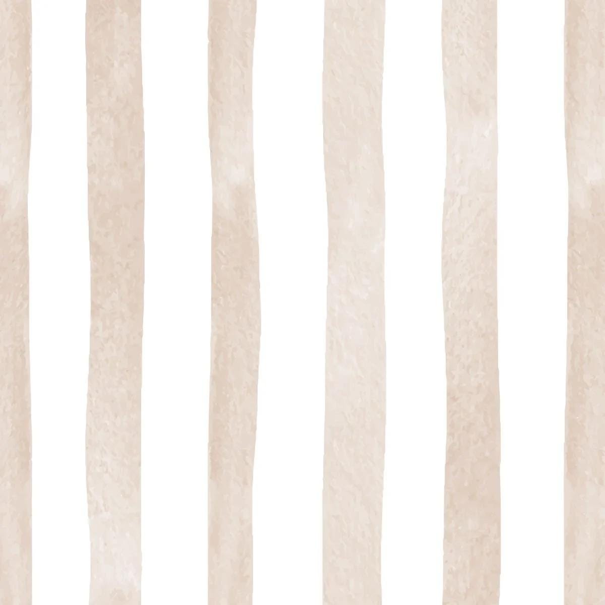 Child Room Brown Striped Wallpaper, Watercolor Kid Mural, Watercolor brush Wallpaper Nursery, School  Wallpaper, Brown Baby Room Wallpaper