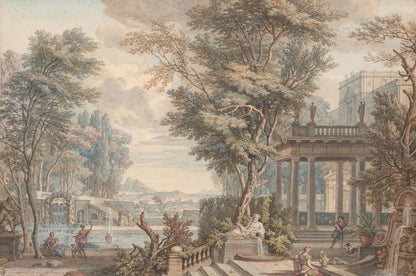 Ancient Rome Secret Garden Wallpaper, Bohemian Peel and Stick Wallpaper, Antique Wallpaper, Nostalgic Wallpaper, Drawwing Wallpaper