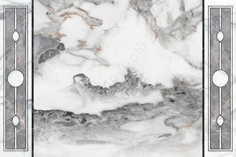 Marble Pattern Wallpaper Black and White, Design Peel and Stick Wallpaper, Modern Natural Looking Marble Wallpaper, Bathroom Wallpaper