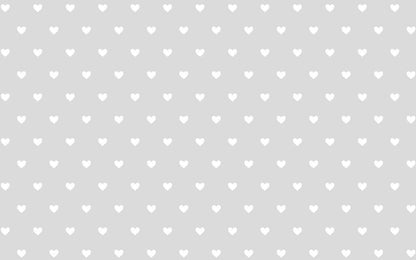 Heart Pattern 3D Gray Wallpaper For Kidsroom, Wallpaper Nursery, Child Wallpaper, Sky Baby Wallpaper, Gray Babyroom Wallpaper