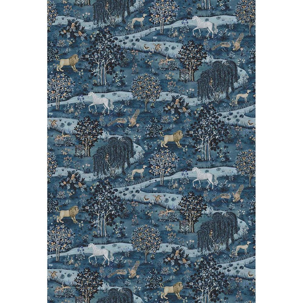 William Morris Wallpaper, Vintage Nature Wallpaper, Romantic Wall Mural, Peel and Stick Wallpaper, Horses Drawing Wallpaper, Art Wallpaper