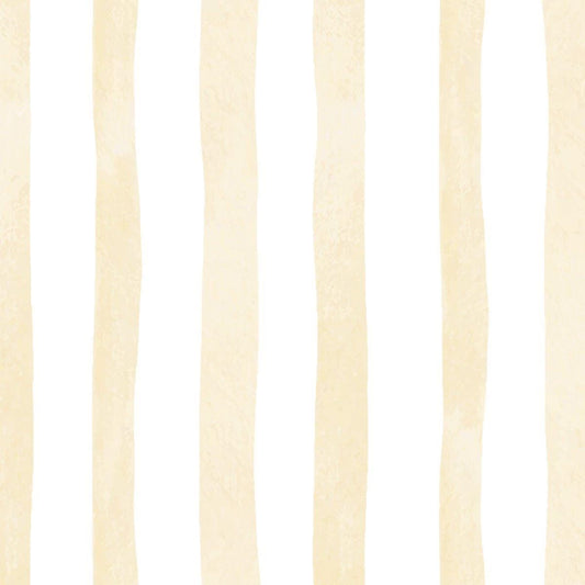 Child Room Yellow Striped Wallpaper, Watercolor Kid Mural, Watercolor brush Wallpaper Nursery, School  Wallpaper, Yellow Baby Room Wallpaper