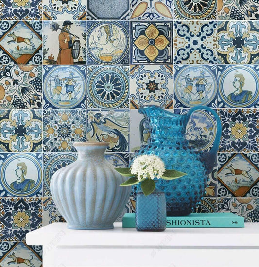 Nordic Style Wallpaper, Historical Mural, Art Wallpaper, Antique  Wallpaper, Bohemian Wallpaper, Historical Themed Wallpaper