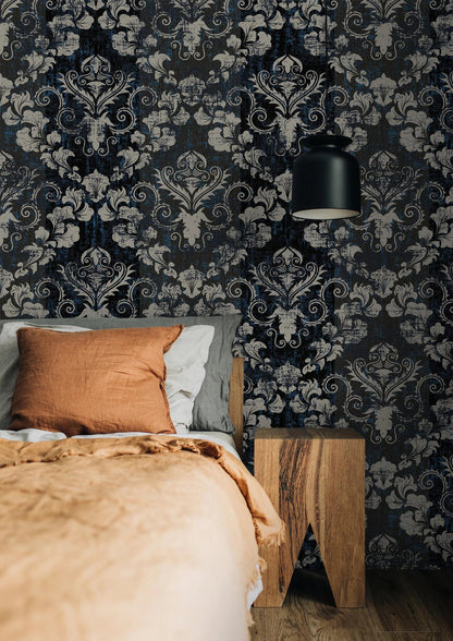 Turkish Retro Motifs Wallpaper, Retro Pattern Wallpaper, Colourful Abstract Patterned Wallpaper, Boho Style Wallpaper, Bohemian Wallpaper