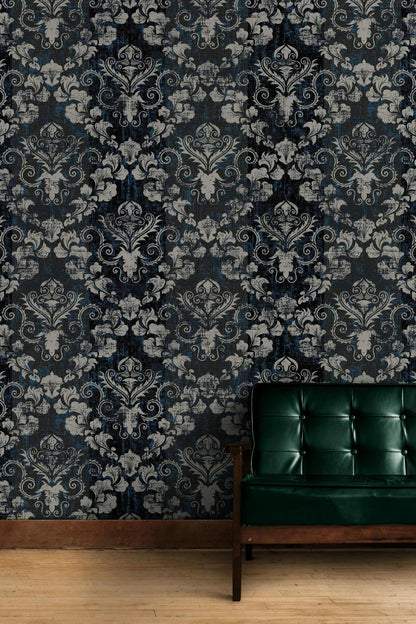 Turkish Retro Motifs Wallpaper, Retro Pattern Wallpaper, Colourful Abstract Patterned Wallpaper, Boho Style Wallpaper, Bohemian Wallpaper