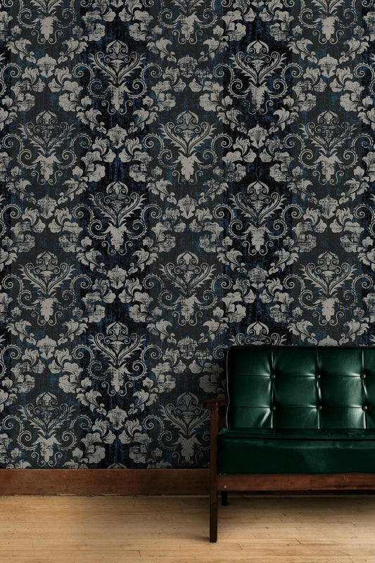 Turkish Retro Motifs Wallpaper, Retro Pattern Wallpaper, Colourful Abstract Patterned Wallpaper, Boho Style Wallpaper, Bohemian Wallpaper