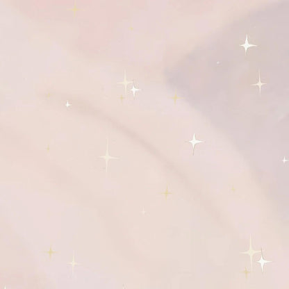Watercolor Pink Sparkle Wallpaper, Baby Girl Wallpaper, Sky Wall Poster, Pink Cloud Background Baby Room Wallpaper, Wallpaper Nursery