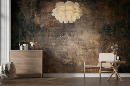 Dark Brush Stroke Effect Wallpaper, Abstract Wall Mural, Dark Vintage Wallpaper, Modern Mural, Peel and Stick Wallpaper, Cool Wall Design