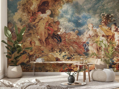 Renaissance Wallpaper, Historical Mural, Art Wallpaper, Antique  Wallpaper, Bohemian Wallpaper, Historical Themed Wallpaper